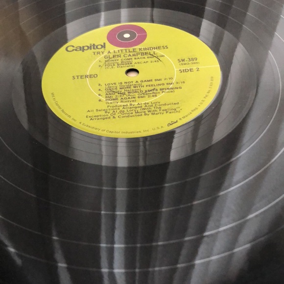 Glen Campbell Try A Little Kindness Vinyl Lp - Picture 7 of 10